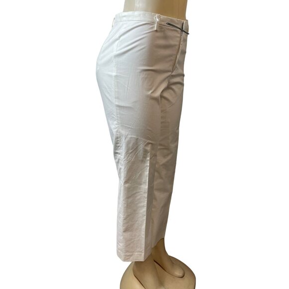 Gap Women's White Ankle Dress Pants Sz 4 - NWT - Picture 1 of 7